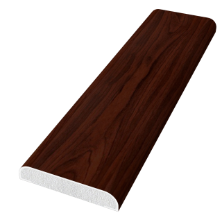 28mm 'D' Section Window Trim - WG Rosewood