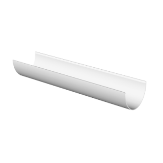 Freeflow 4m Deep Gutter - White