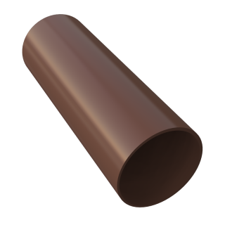 Freeflow Round Pipe 2.75 metre - Leather Brown