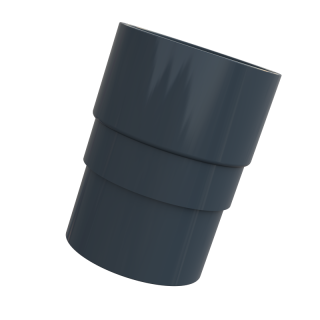 Freeflow Round Pipe Socket - Anthracite Grey