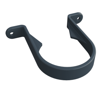 Freeflow Round Pipe Clip (Stand-Off) - Anthracite Grey