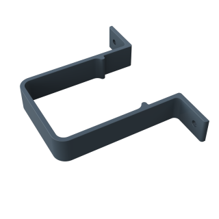 Freeflow Square Pipe Clip - Anthracite Grey