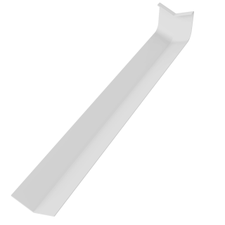 135' External Plain Corner - White