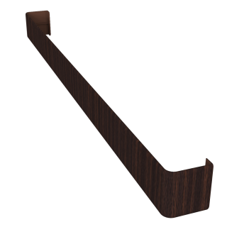 600mm Double Ended Plain Fascia Joiner - WG Rosewood