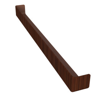 600mm Double Ended Ext. Plain Corner - WG Rosewood
