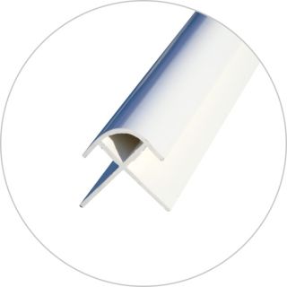 Geopanel PVC 10.5mm External Corner White