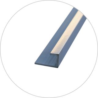 Geopanel PVC 10.5mm End U Silver