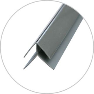 Geopanel PVC 5 mm External Corner Silver