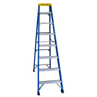 Diamond 8 Tread Professional Fibreglass Step Ladder