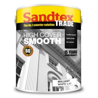 SANDTEX H/Cover Smooth Bril/White 5L