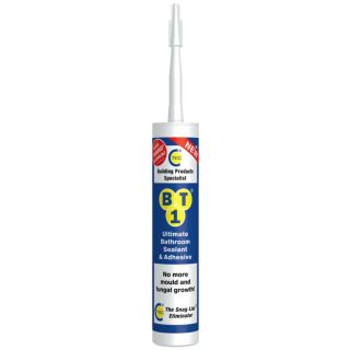 BT1 Ultimate Bathroom Adhesive & Sealant 290ml White